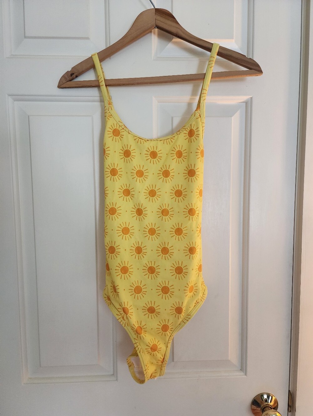Hannah Anderson One Piece Tank Sun Print Swimsuit Summer Size S